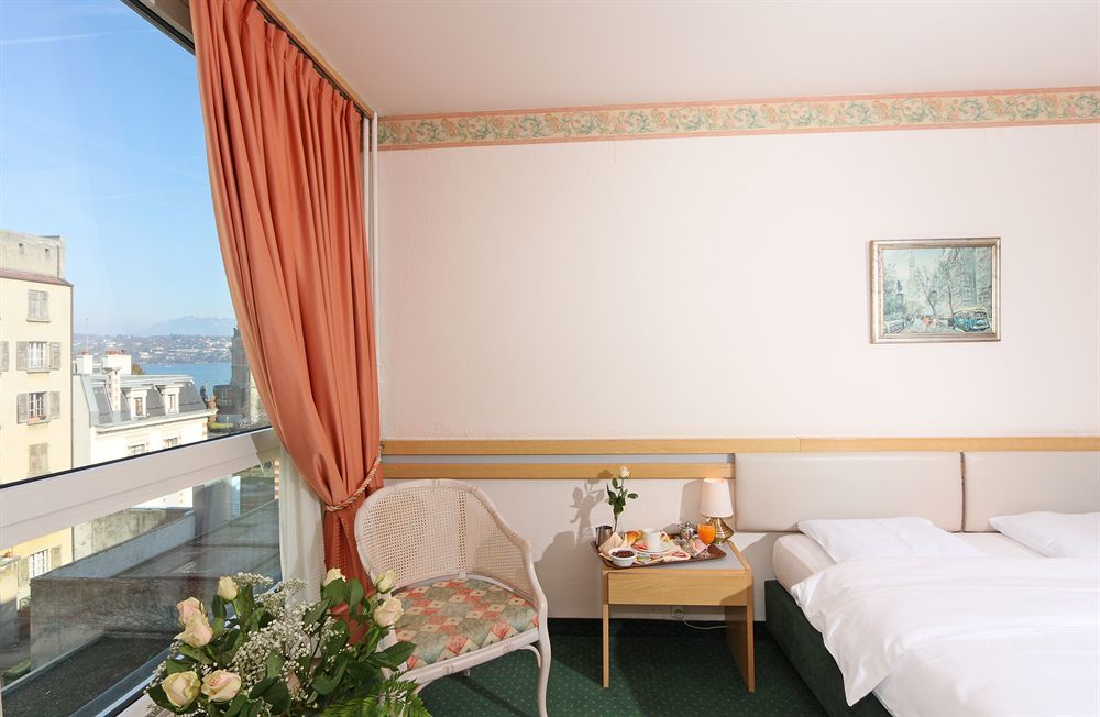 Drake Longchamp Hotel Genebra Quarto foto